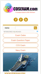 Mobile Screenshot of cdsexam.com