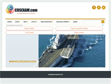 Tablet Screenshot of cdsexam.com